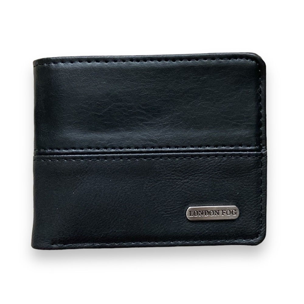 London Fog Men’s Wallet Bi Fold Black